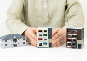 集合住宅の模型